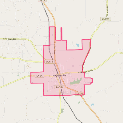 Map of Haynesville