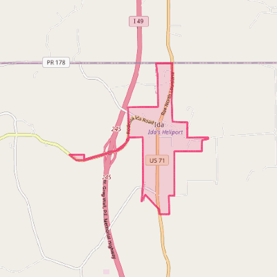 Map of Ida