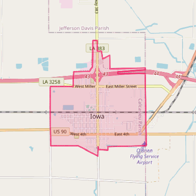 Map of Iowa