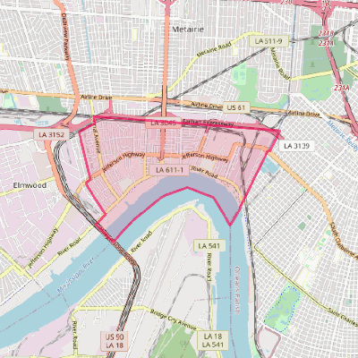 Map of Jefferson