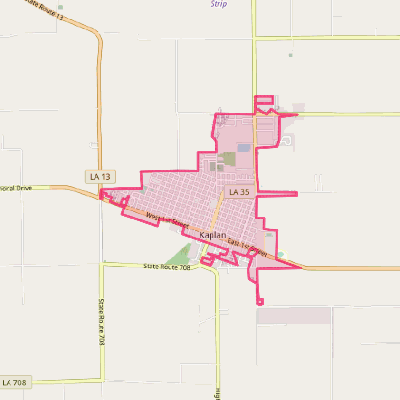 Map of Kaplan