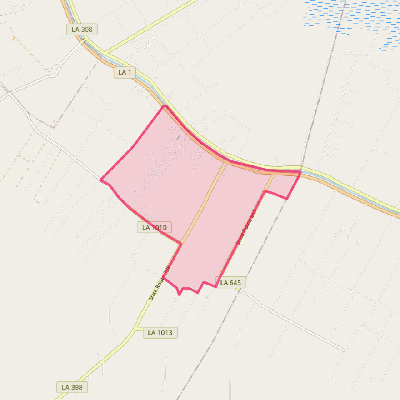 Map of Labadieville