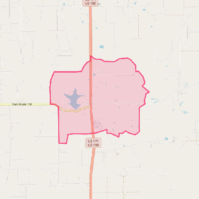 Map of Longville