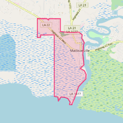 Map of Madisonville