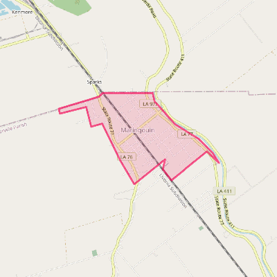 Map of Maringouin