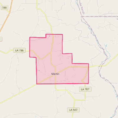 Map of Martin