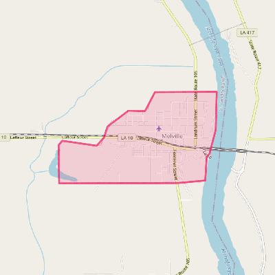 Map of Melville
