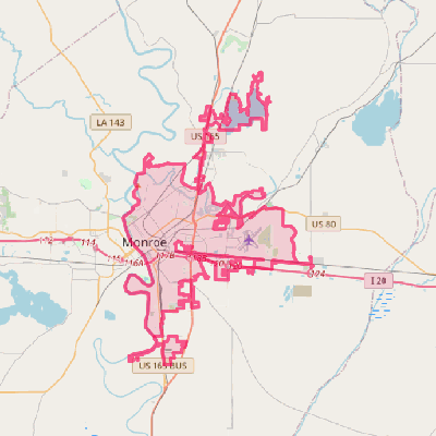 Map of Monroe