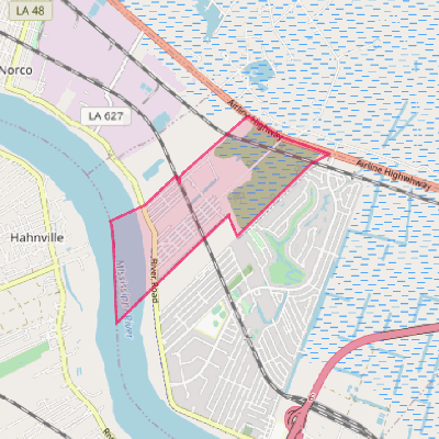 Map of New Sarpy