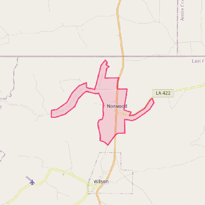 Map of Norwood