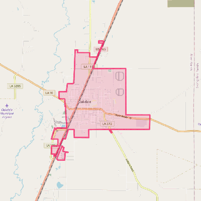 Map of Oakdale