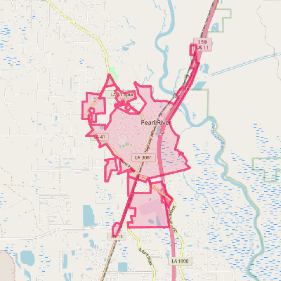 Map of Pearl River