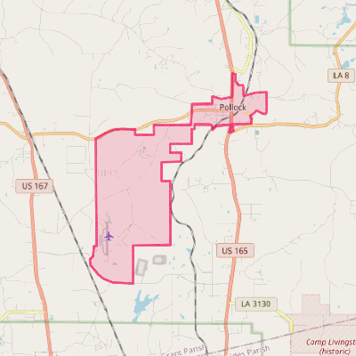 Map of Pollock