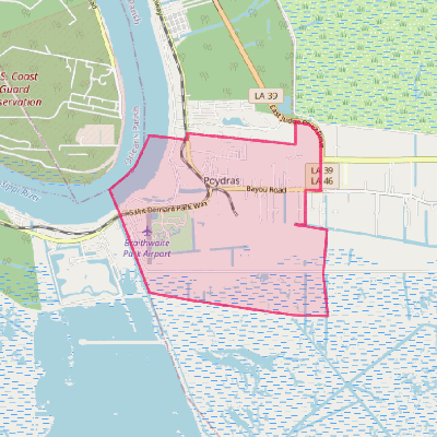 Map of Poydras