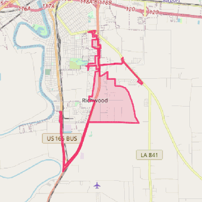 Map of Richwood