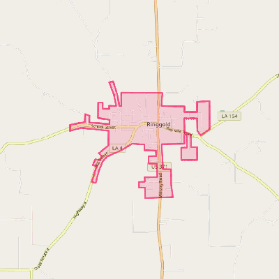 Map of Ringgold