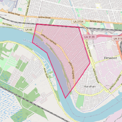 Map of River Ridge