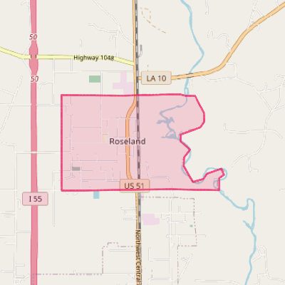 Map of Roseland