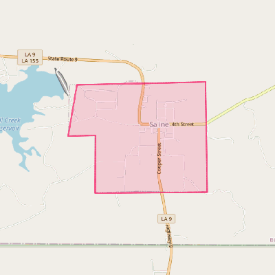 Map of Saline