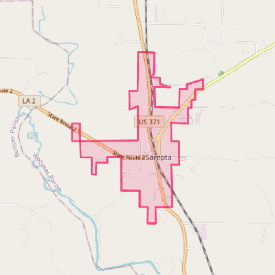 Map of Sarepta