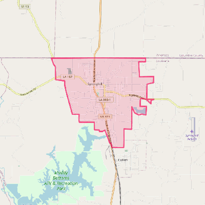 Map of Springhill