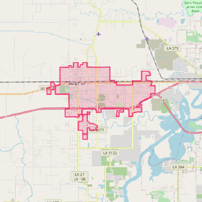 Map of Sulphur