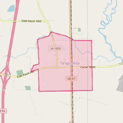 Map of Tangipahoa