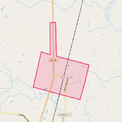 Map of Varnado