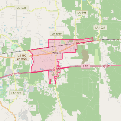 Map of Walker