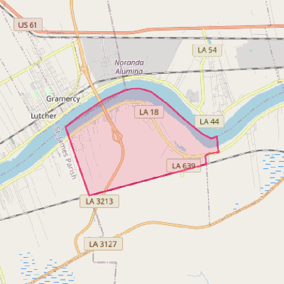 Map of Wallace