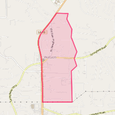 Map of Watson