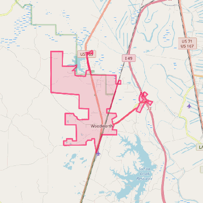 Map of Woodworth