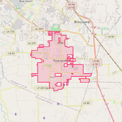 Map of Youngsville