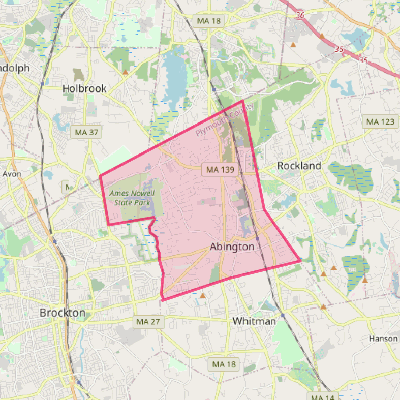 Map of Abington