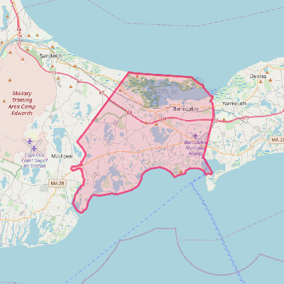 Map of Barnstable Town