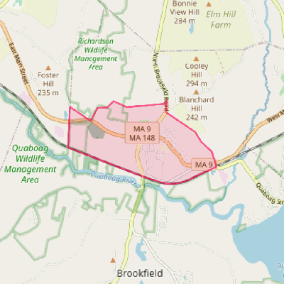 Map of Brookfield