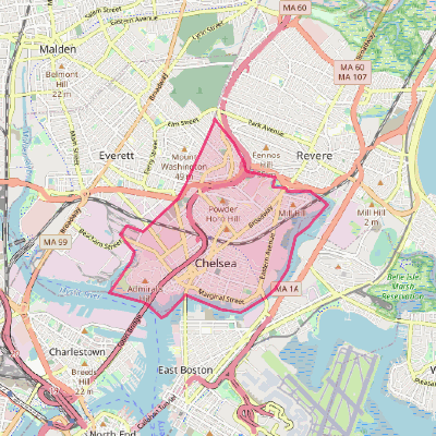 Map of Chelsea