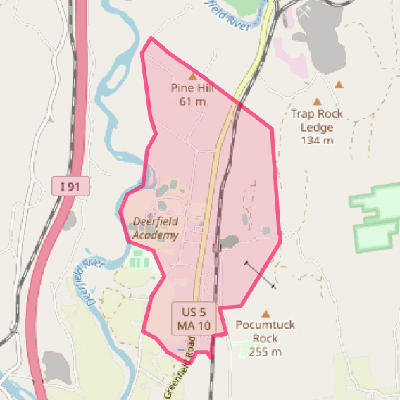 Map of Deerfield