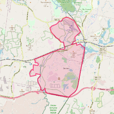 Map of Devens