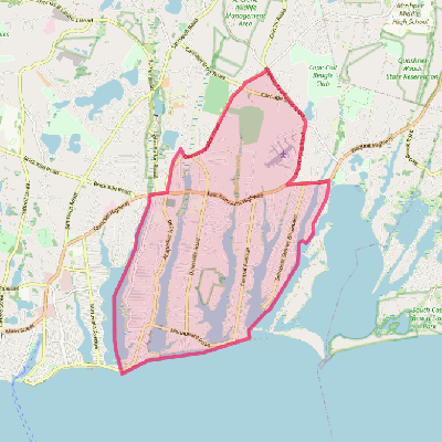 Map of East Falmouth