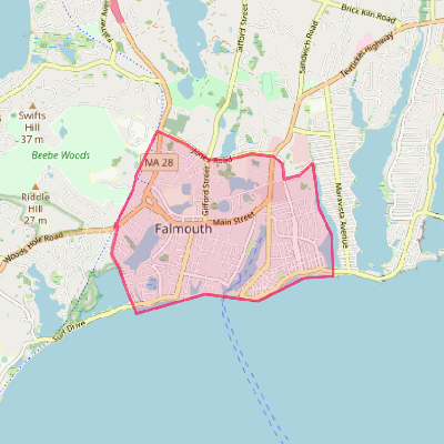 Map of Falmouth