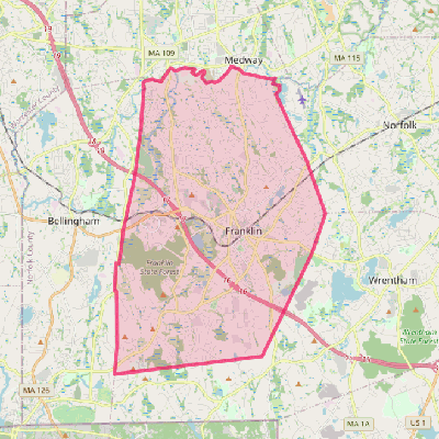 Map of Franklin Town