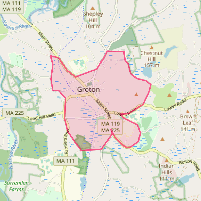 Map of Groton