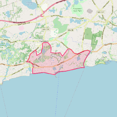 Map of Harwich Port