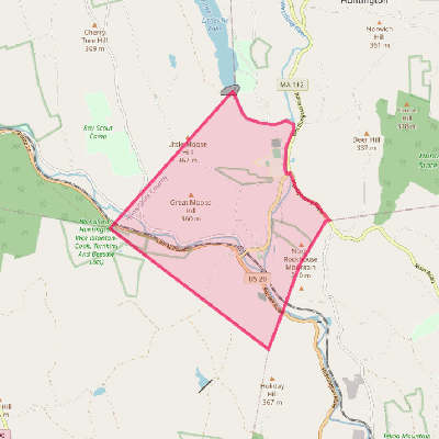 Map of Huntington