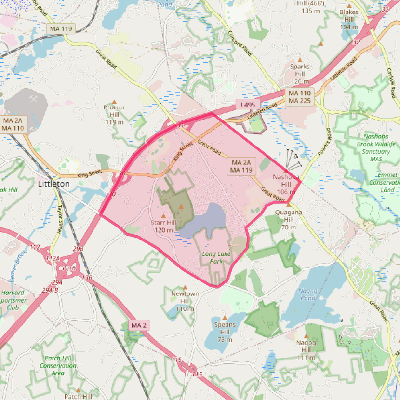 Map of Littleton Common