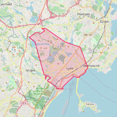 Map of Lynn