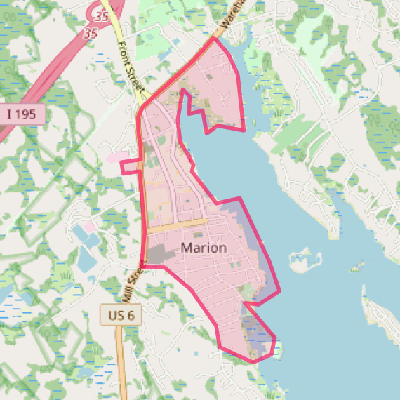 Map of Marion Center