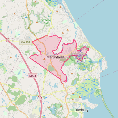 Map of Marshfield