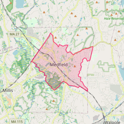 Map of Medfield